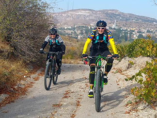 double track mountain biking